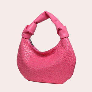 Parisian Chic Style Solid Color Pu Women's Half-moon Bag h5 Picture3