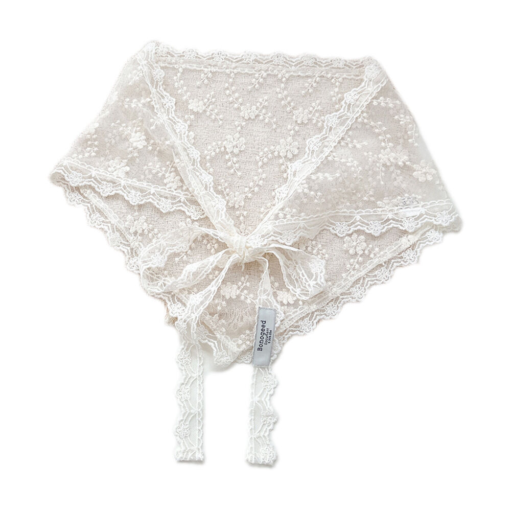 Wunderschöne Sommerschals für Damen mit Blumenmuster und Spitze h5 Bild5