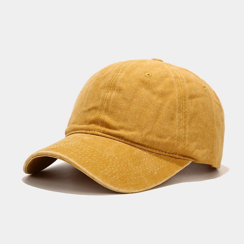 Casual Solid Color Fabric Baseball Cap