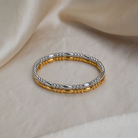 Bracelet jonc pour femme Simple Series Daily Circle en acier inoxydable étanche couleur or 2