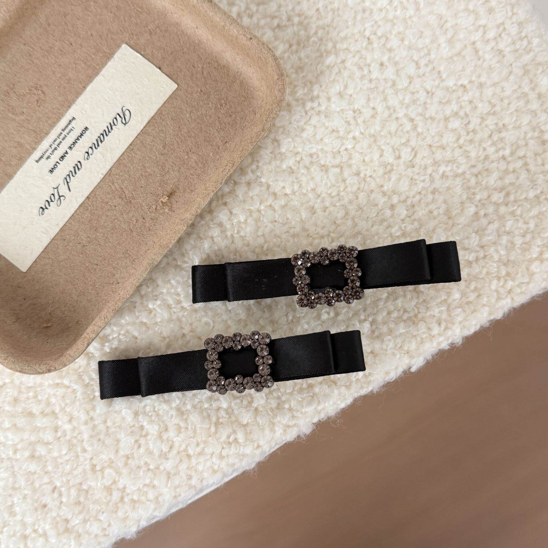 Simple Series Elegant Bow Knot Fabric Women's Hair Clips