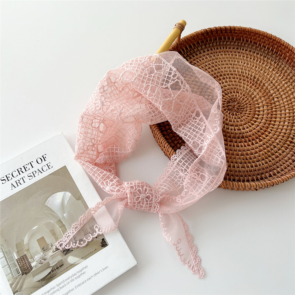 Bandana de verano de encaje romántico para mujer 2