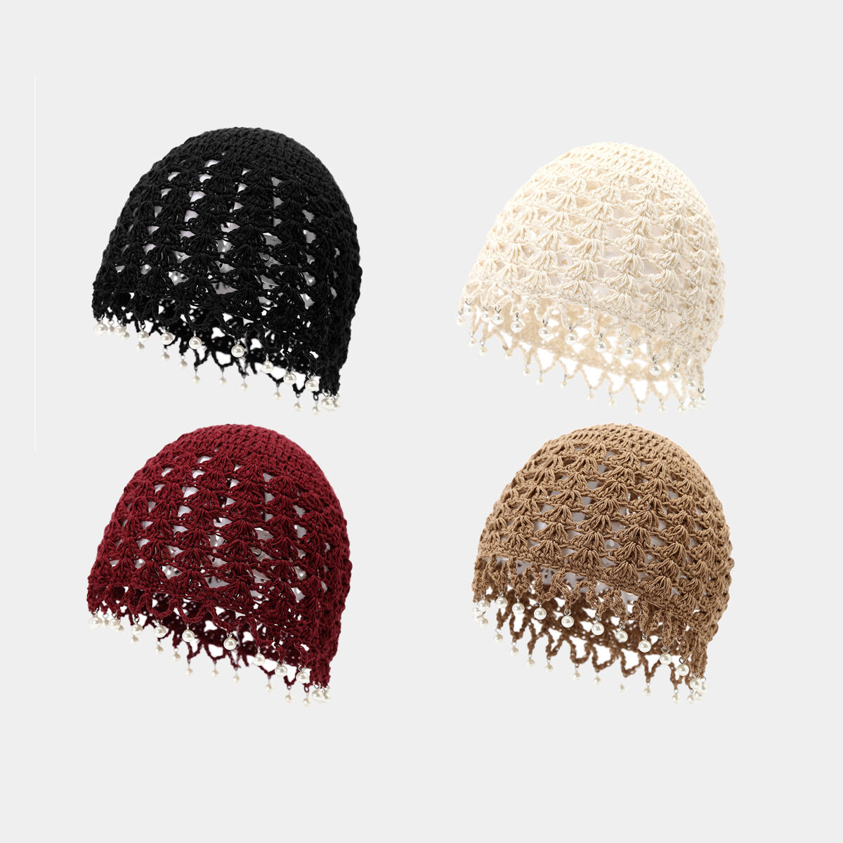 Romantic Sweet Hollowed-Out Yarn Women's Beanie
