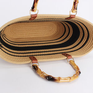 Vacation Style Woven Stripe Braided Rope Women's Tote Bag h5 Picture3