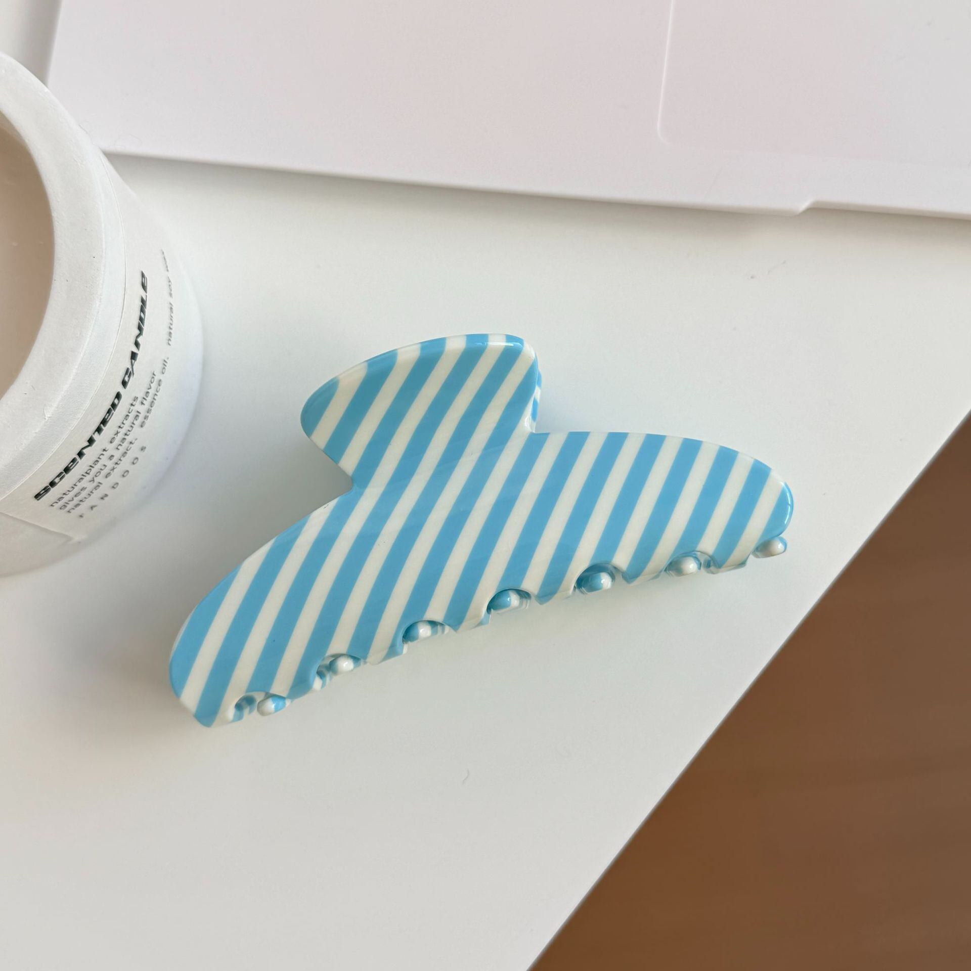 Simple Series Classic Stripe Pvc Women's Hair Claws h5