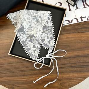 Romantic Series Diy Solid Color Lace Women's Summer Scarves h5