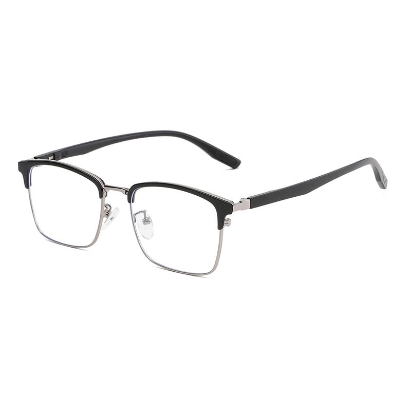 Simple Series Casual Solid Color Patchwork Women's Blue Light Blocking Glasses h5Picture2