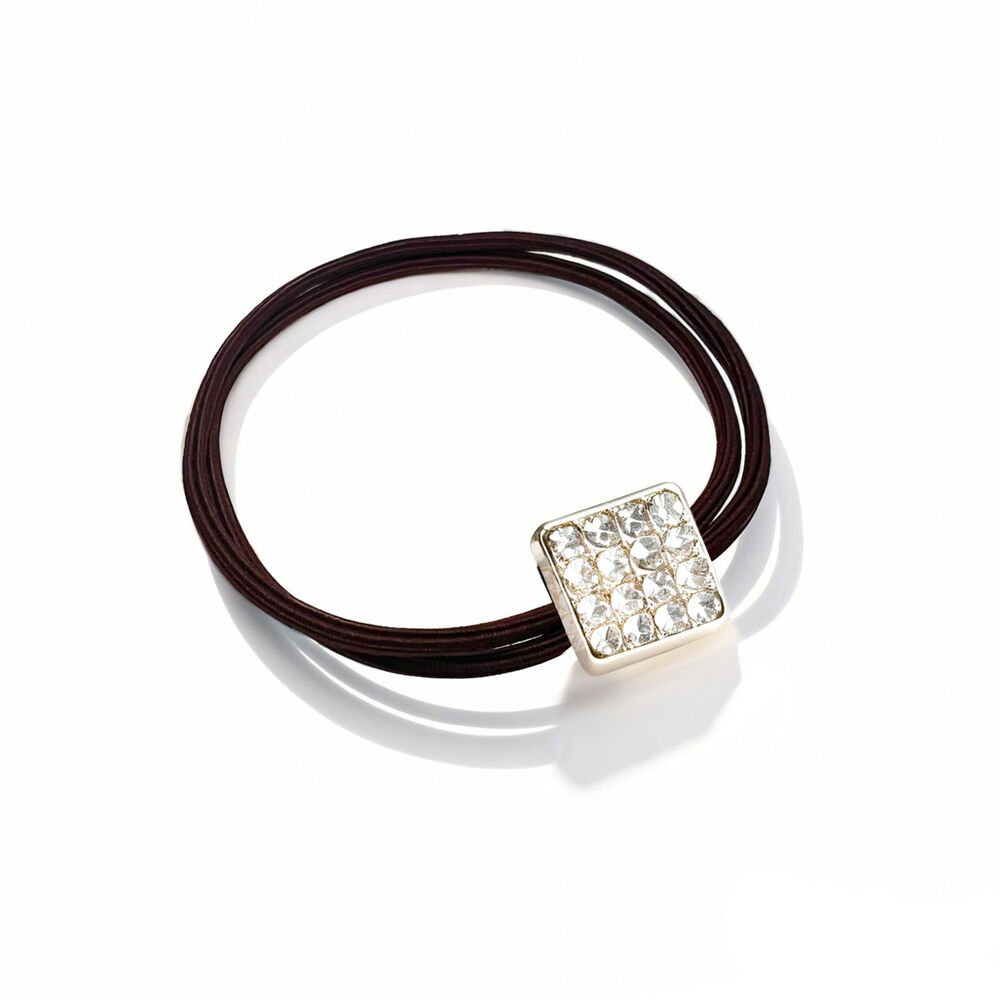 Luxurious Series Elegant Solid Color Rectangle High Elasticity Women's Hair Ties