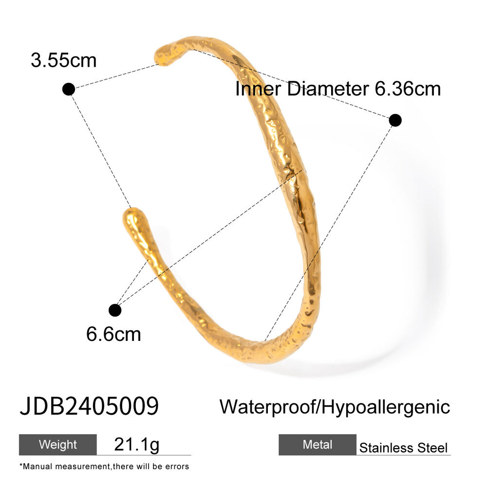 Luxurious Retro Chain Rectangle Glass Stainless Steel Waterproof Gold Color Women's Beaded Bracelets