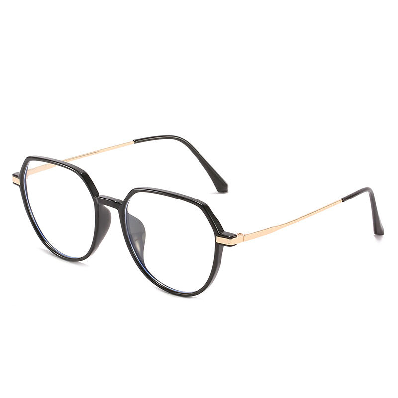 Eenvoudige serie casual effen unisex blauwlichtfilterbril