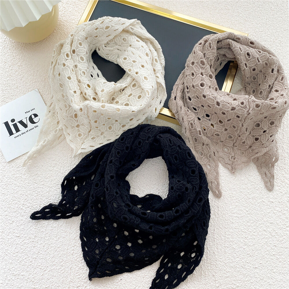 Cotton Hollowed-Out Women's Summer Scarves h5 Picture3