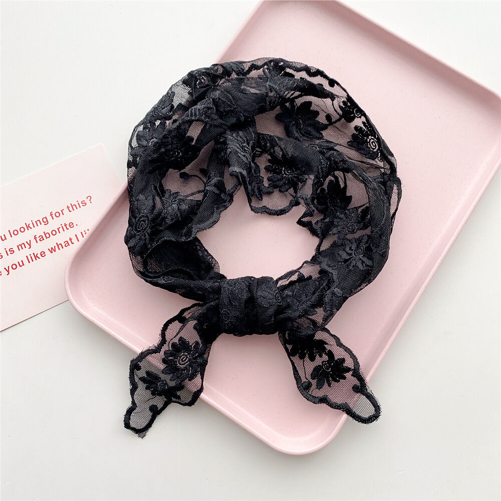 Romantic Flower Lace Women's Summer Bandana Picture6