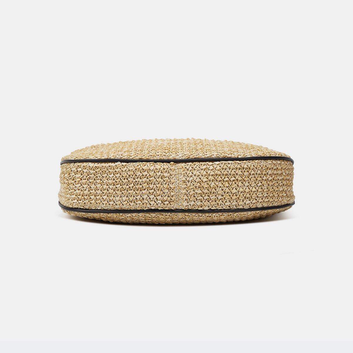 Causal Woven Solid Color Straw Women's Pillow Bag Picture3