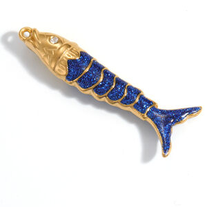 Romantic Series Diy Flower Shell Fish Stainless Steel Waterproof Women's Pendants h5 Picture4