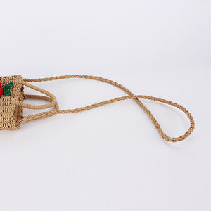 Vacation Style Cherry Paper Rope Woven Women's Beach Bag h5 Picture5