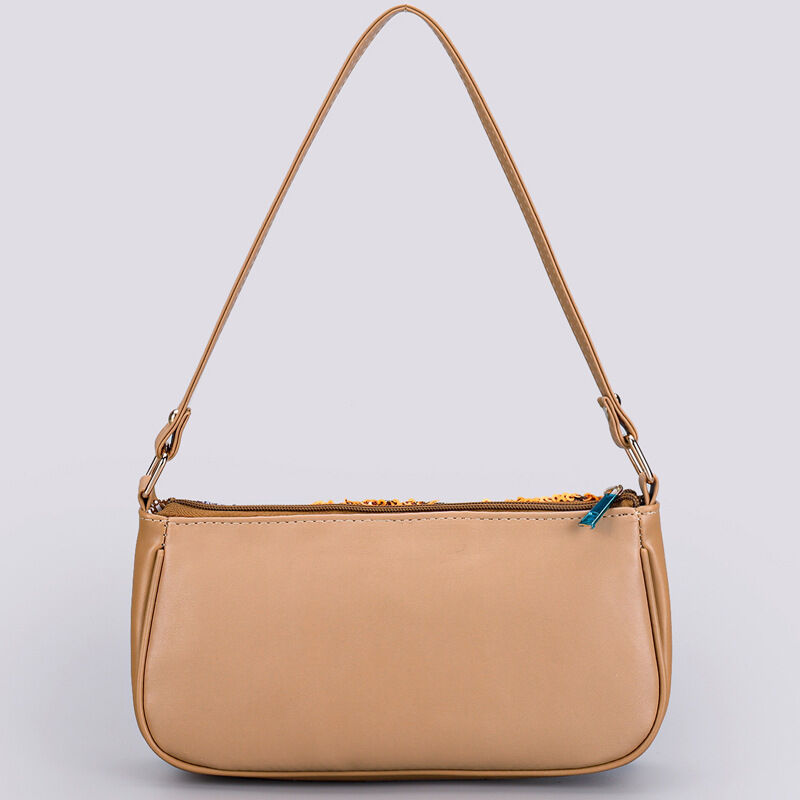 Luxuriöse, perlenbestickte Schultertaschen für Damen mit Blumenmuster Bild3