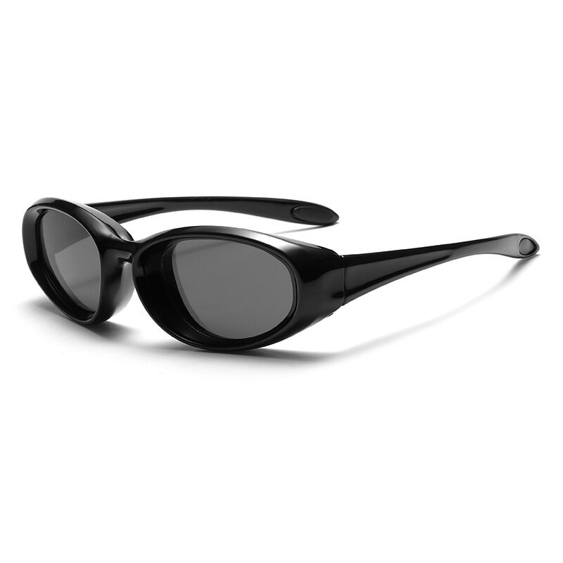 Luxurious Retro Solid Color Gradient Color Women's Sunglasses