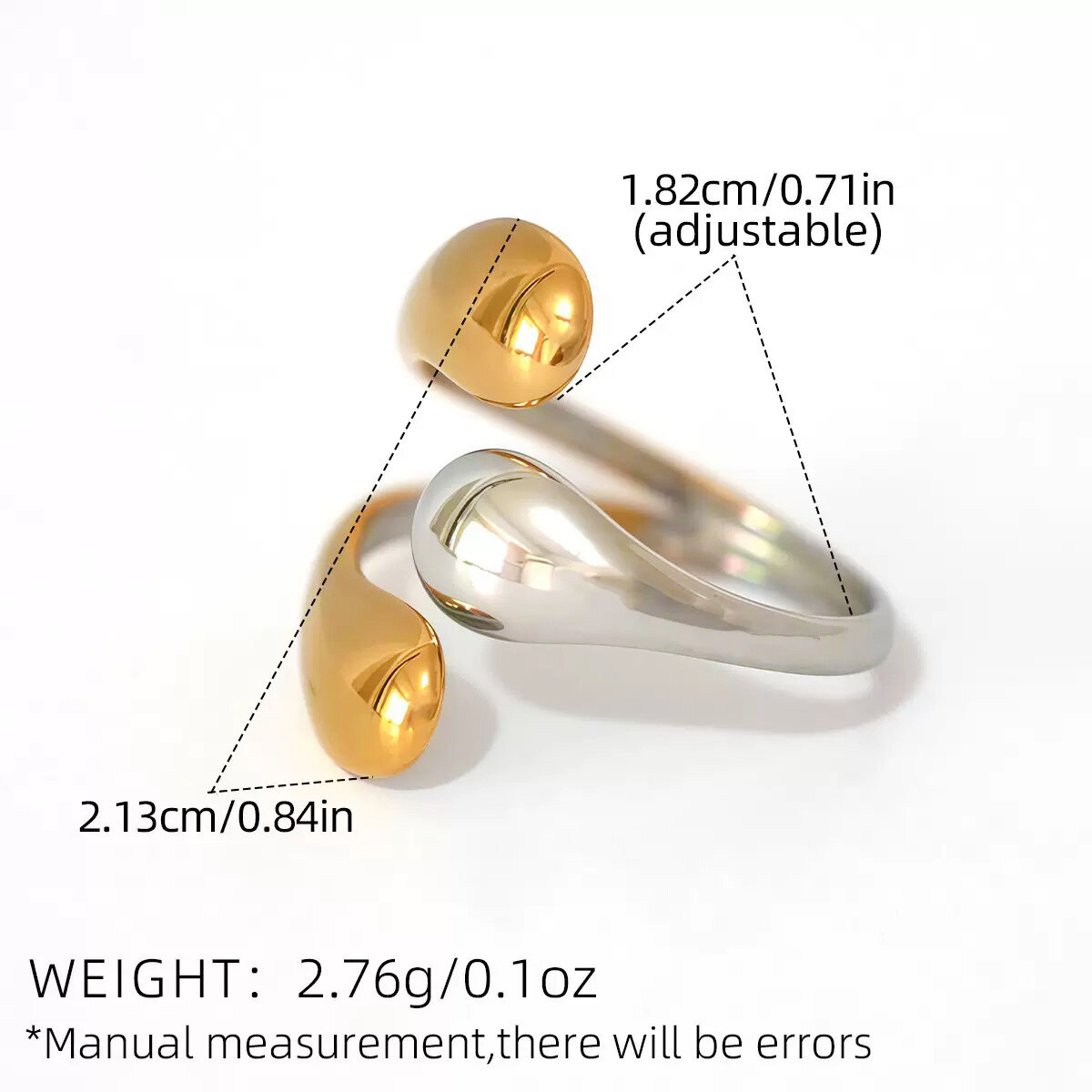 Gold And Silver Color/One Size/A2-3-250416-7 Picture2