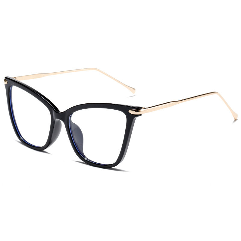 Simple Series Casual Solid Color Leopard Print Women's Blue Light Blocking Glasses