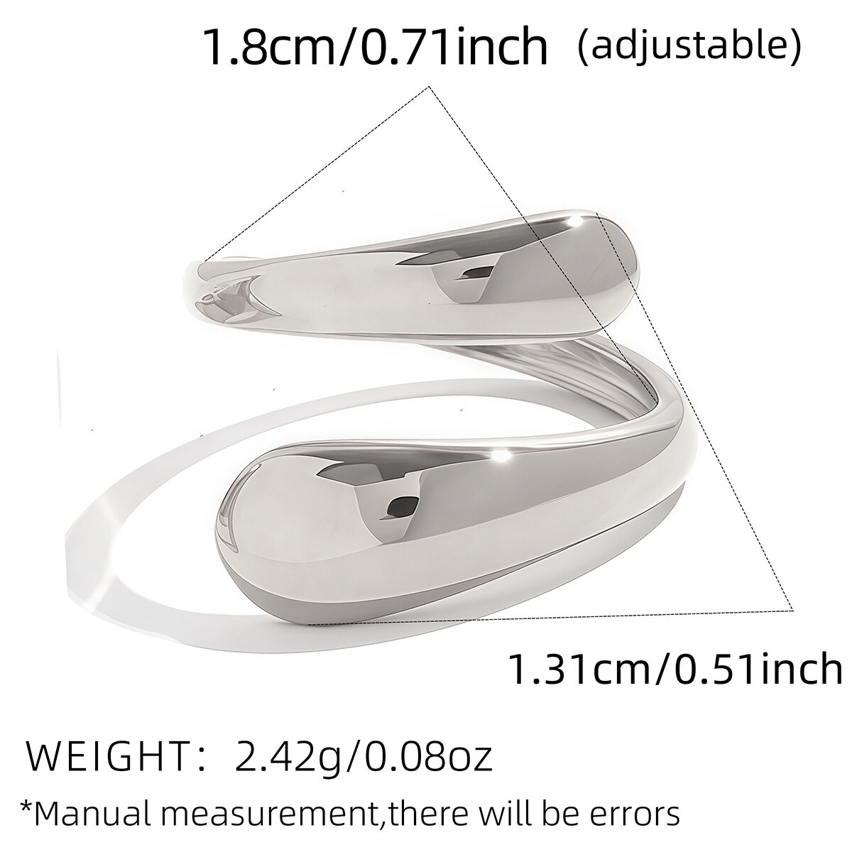 Silver Color/One Size/FA2-250412-2 Picture3