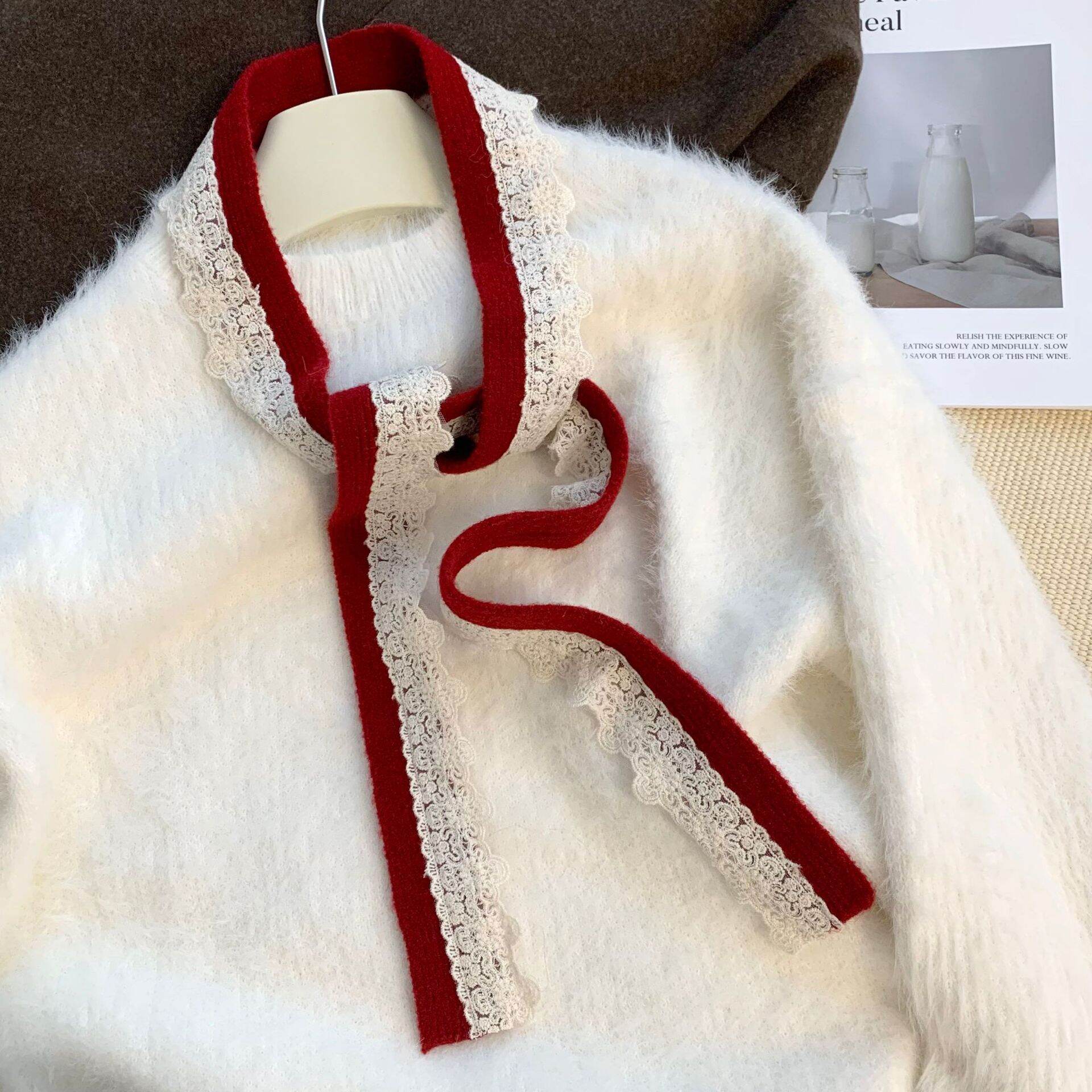 Écharpes d'été en dentelle unie pour femmes, collection romantique