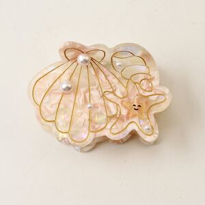 Romantic Series Cute Shell Acetate Women's Hair Claws h5