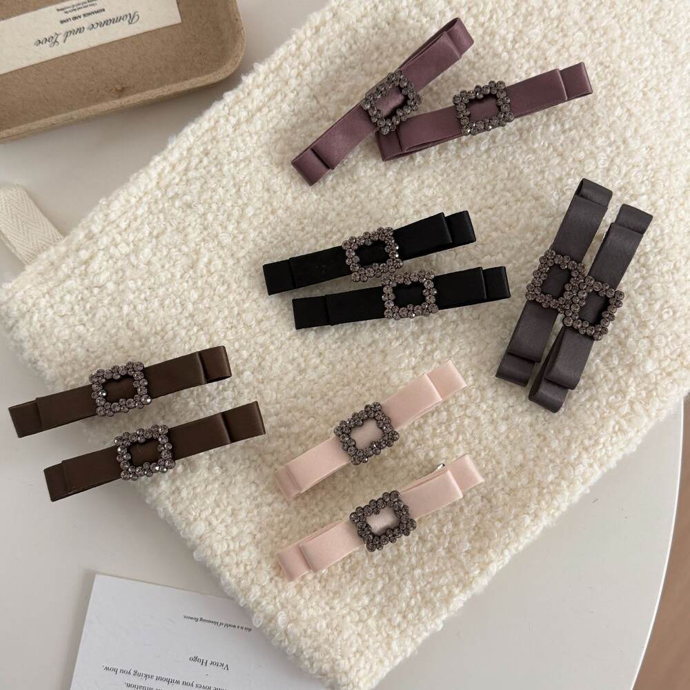 Simple Series Elegant Bow Knot Fabric Women's Hair Clips Picture4