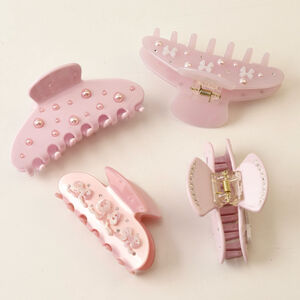 Romantic Series Sweet Bow Knot Acetate Women's Hair Claws h5 Picture3