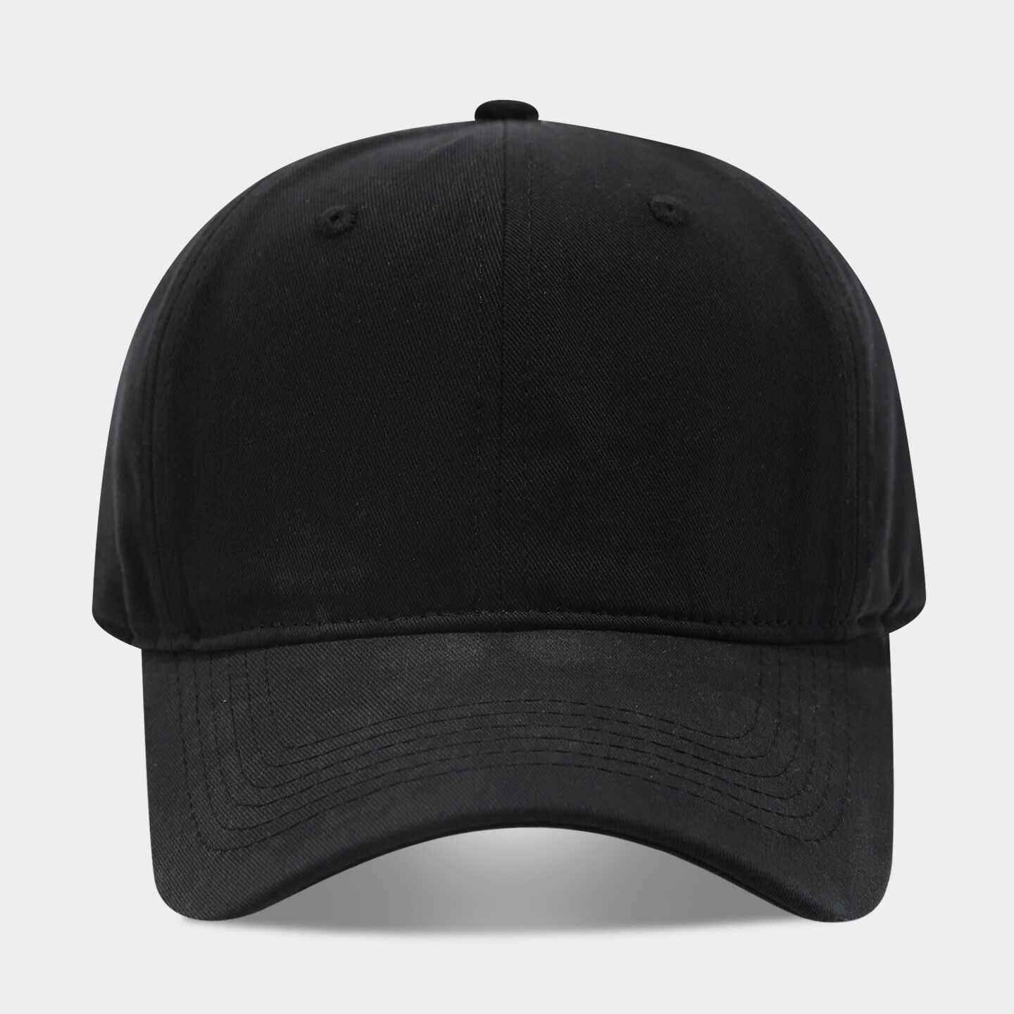 Classic Solid Color Fabric Unisex Baseball Cap h5 