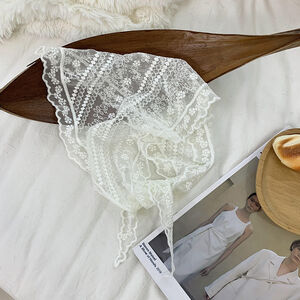 Sweet French - style High - end Triangular Headscarf h5 Picture4