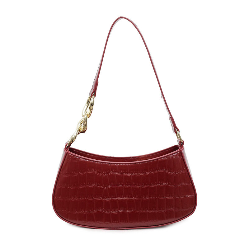 Damen-Schultertaschen aus PU in Unifarben 