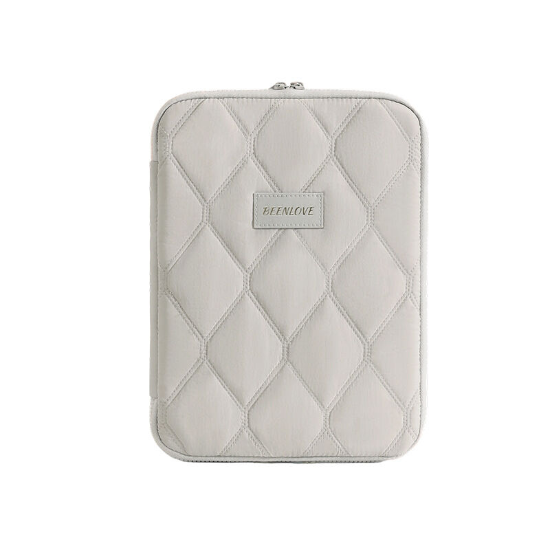Office Style Quilted Stitching Solid Color Women's Laptop Bag h5 