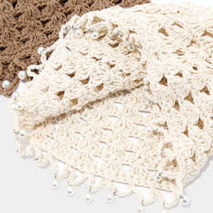 Romantic Sweet Hollowed-Out Yarn Women's Beanie h5 Picture3