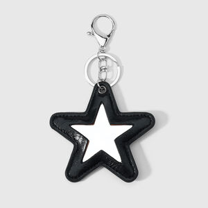 Causal Solid Color Star Leather Bag Charms h5