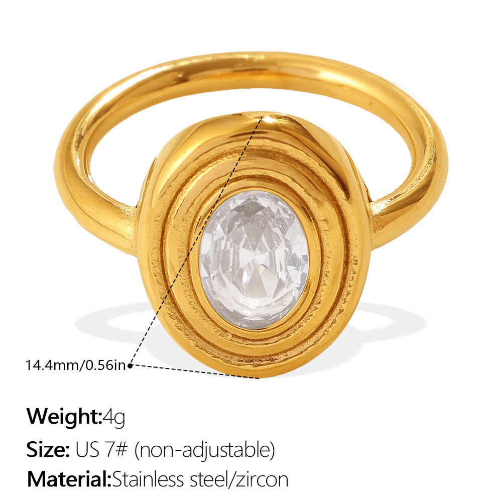 JZ192WEG7 White Zirconium Ring Picture2