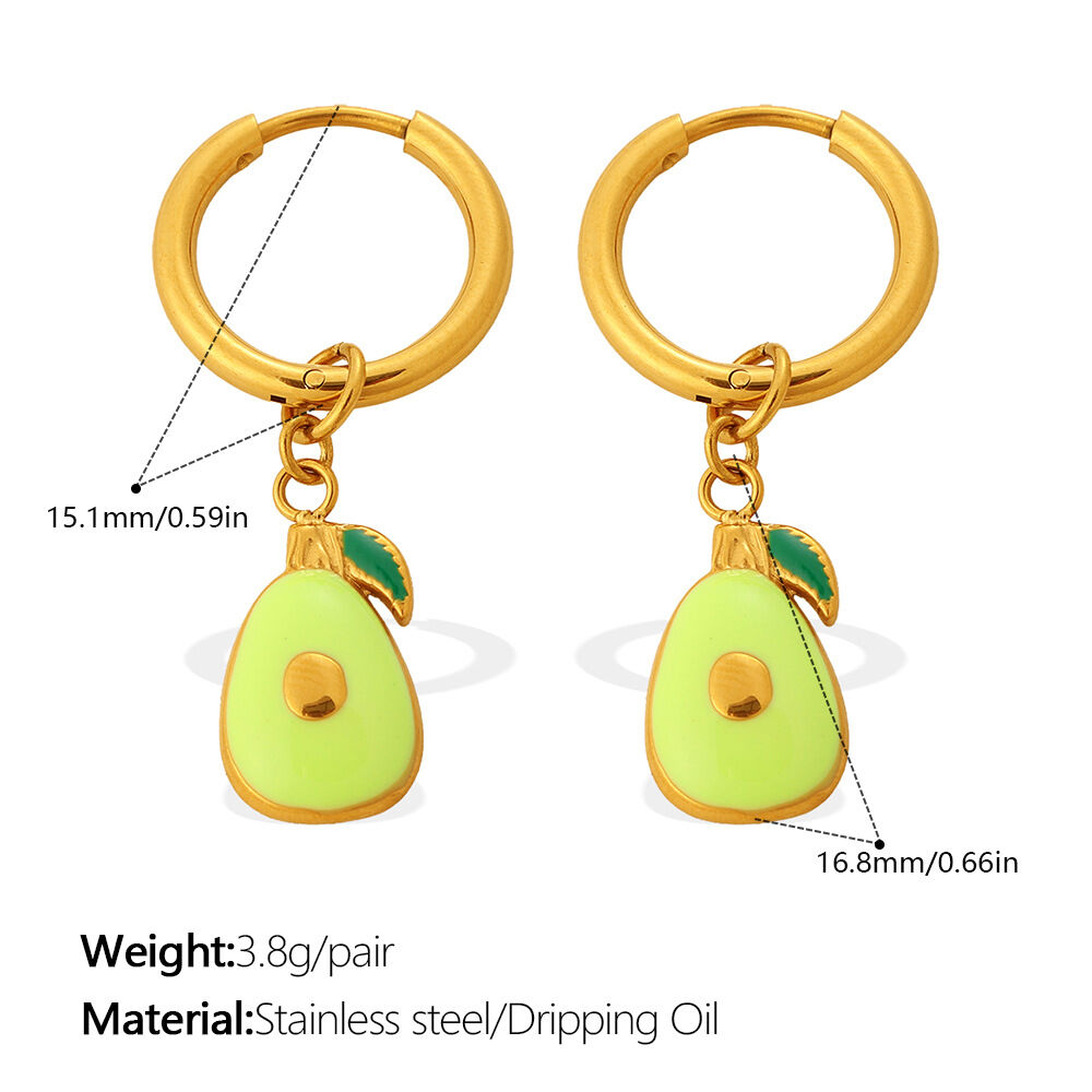 EH1339GNG Gold Earrings Picture4