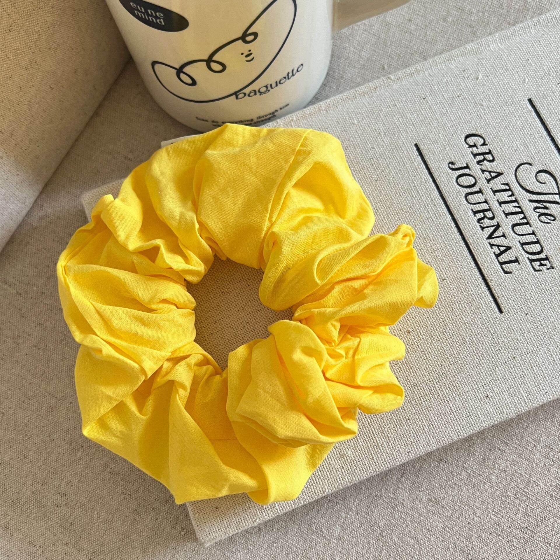 Classic Solid Color Fabric Women's Scrunchies 
