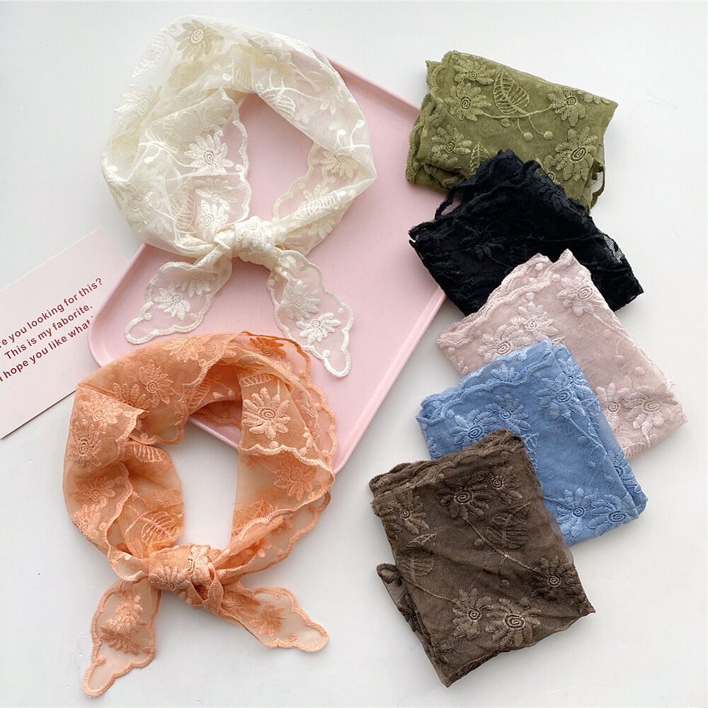 Romantic Flower Lace Women's Summer Bandana Picture5