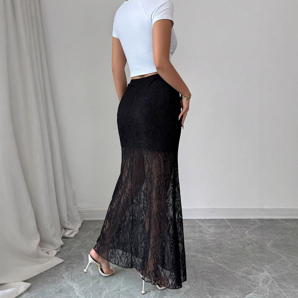 Chic Long Lace Skirts h5Picture3