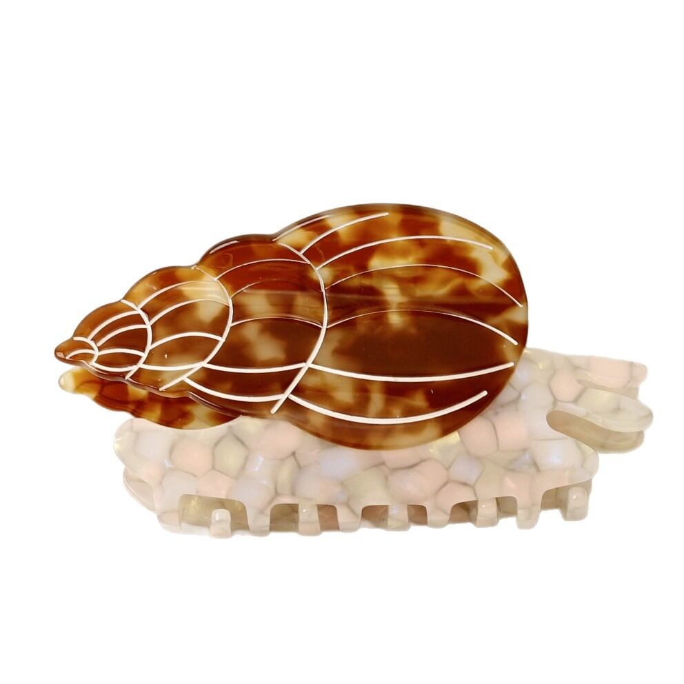 Romantic Series Vacation Shell Acetate Women's Hair Claws h5 Picture5