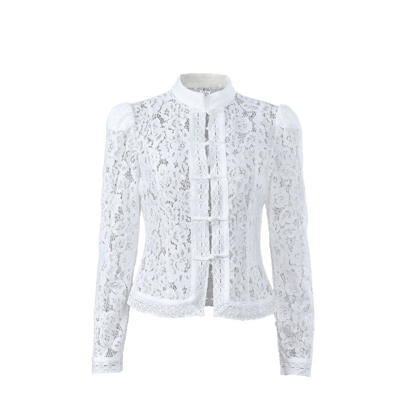 Delicate Lace Blouses Shirts Picture5