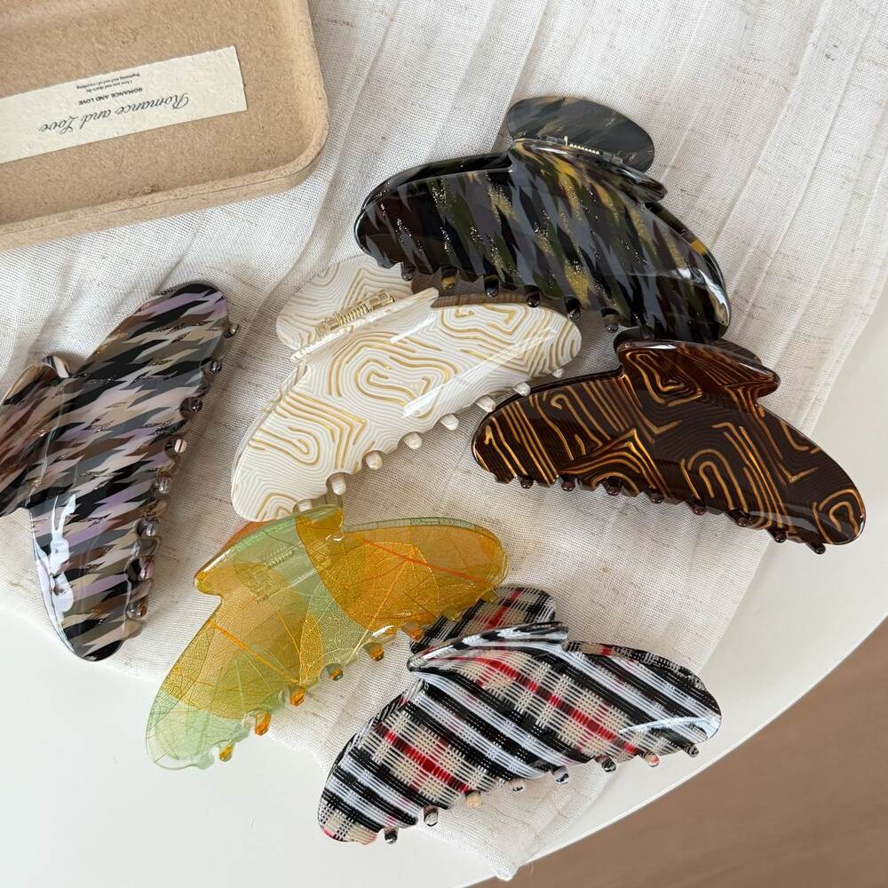 Simple Series Retro Gradient Color Acetate Women's Hair Claws h5Picture4
