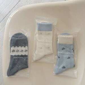 High Bounce Cute Stripes Mid-Calf Socks h5 Picture2