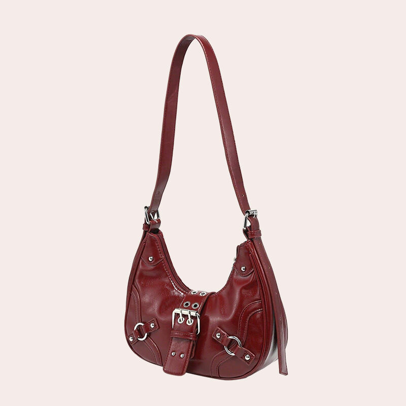Bolsos cruzados de mujer de PU con remaches metálicos estilo Y2K h5 Imagen4