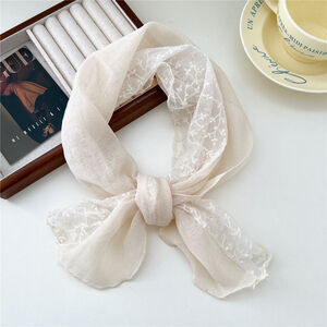 Gorgeous Hollowed-Out Cotton Women's Summer Bandana h5