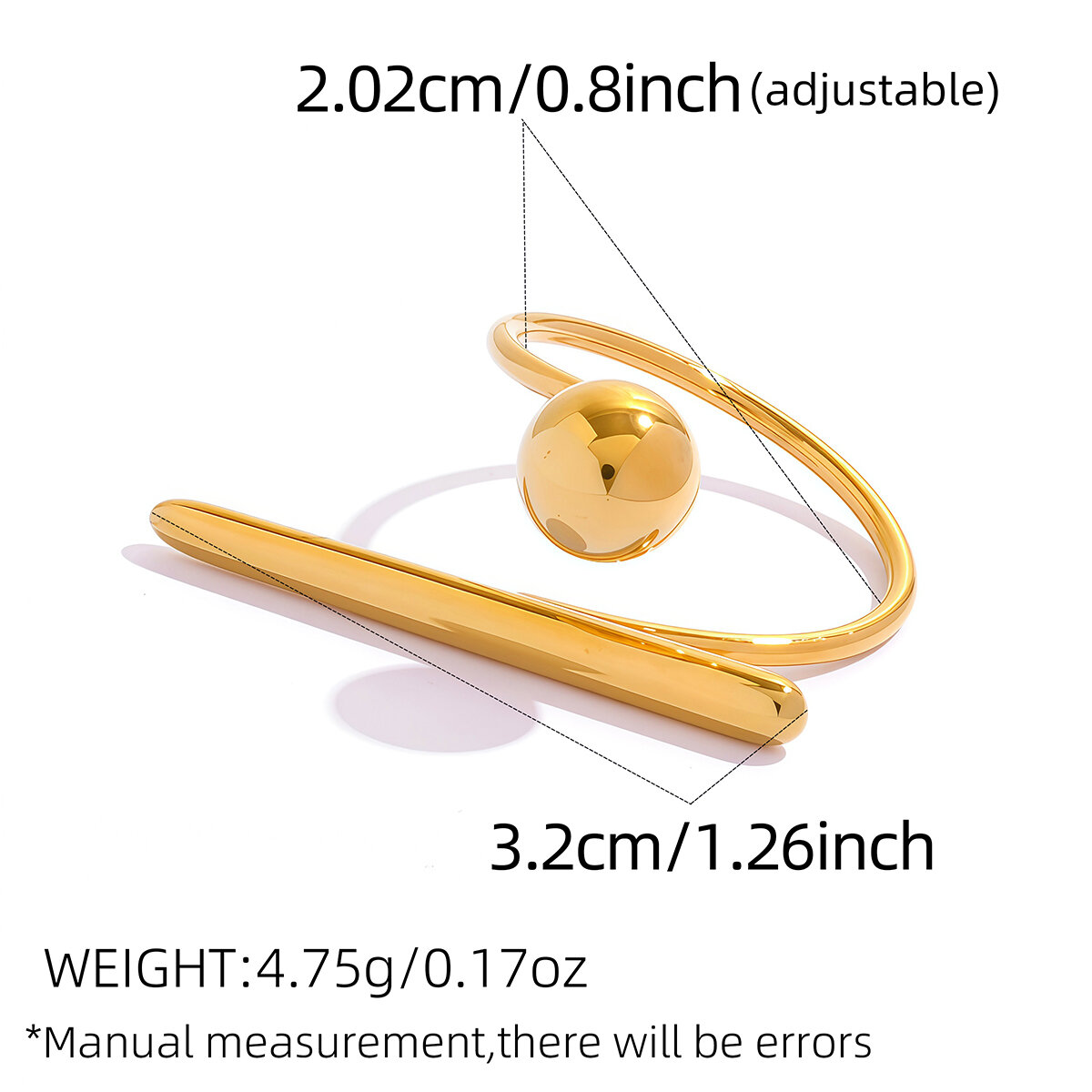 Goldfarbe/Einheitsgröße 