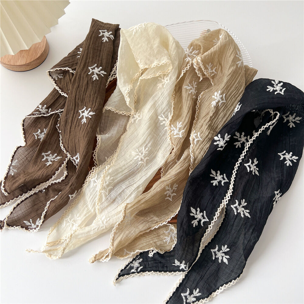 Sweet Flower Cotton Women's Summer Bandana Picture5