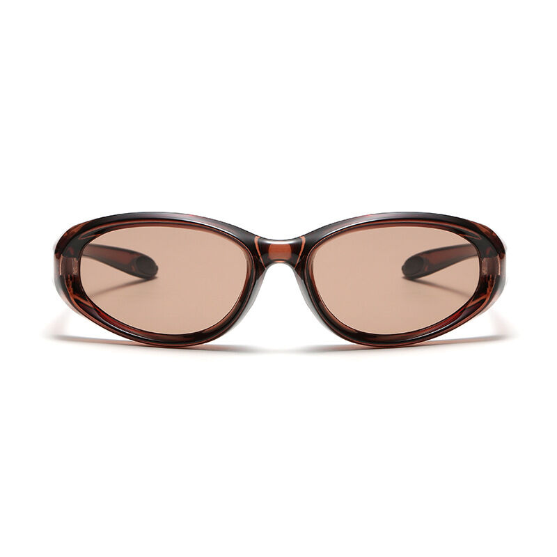 Luxurious  Retro Solid Color Gradient Color Women's Sunglasses 2