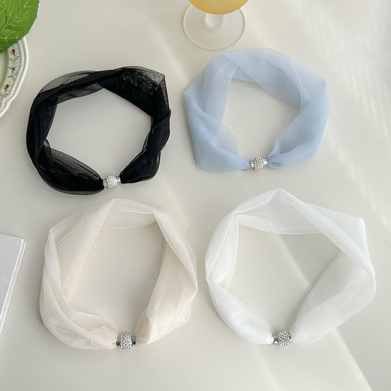 Romantische Serie: Elegante, einfarbige Sommerschals aus Spitze für Damen