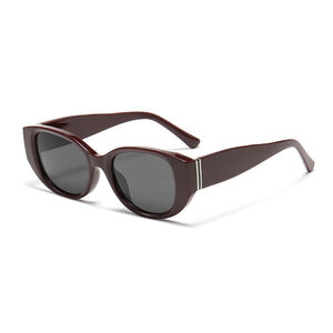 Simple Series Retro Solid Color Women's Sunglasses h5 Picture2